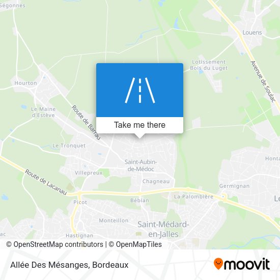 Allée Des Mésanges map