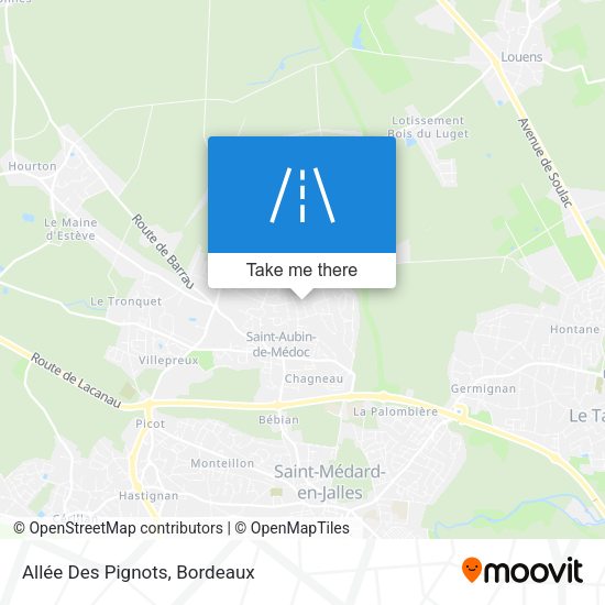 Allée Des Pignots map