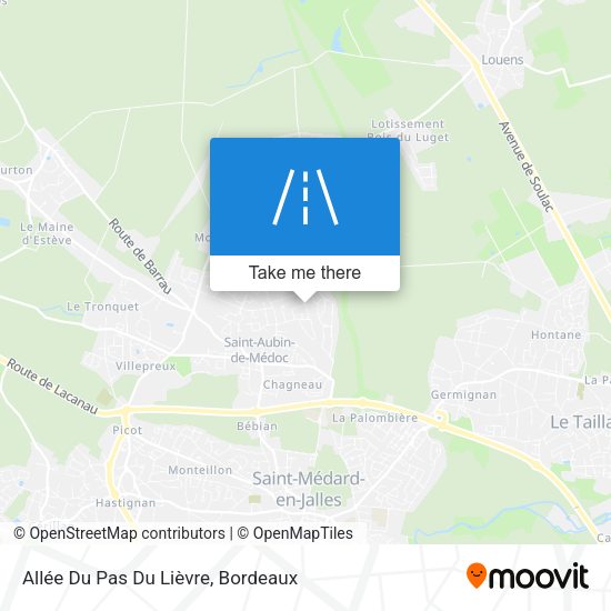 Allée Du Pas Du Lièvre map