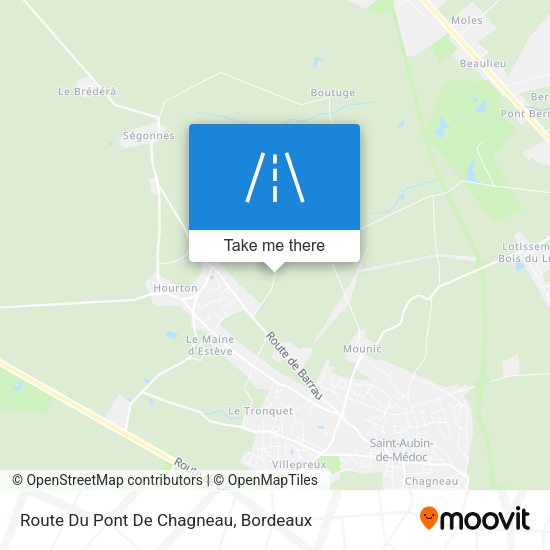 Route Du Pont De Chagneau map