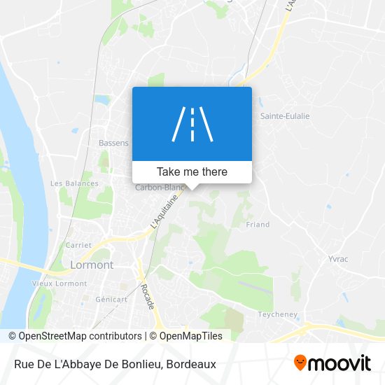 Rue De L'Abbaye De Bonlieu map