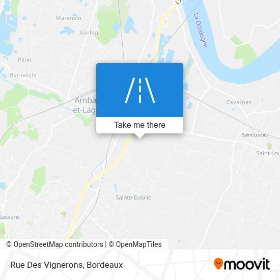 Rue Des Vignerons map