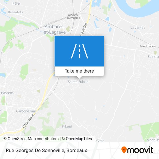 Rue Georges De Sonneville map