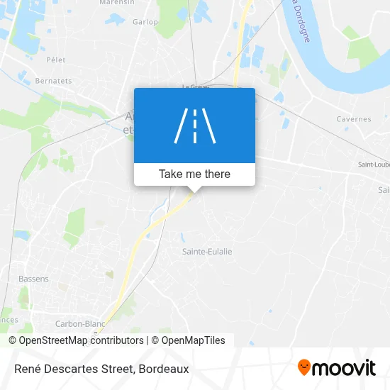 Rue René Descartes map