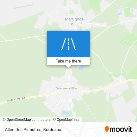 Allée Des Pinastres map