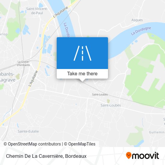 Chemin De La Cavernière map
