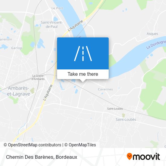 Chemin Des Barènes map