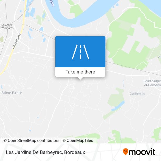 Les Jardins De Barbeyrac map
