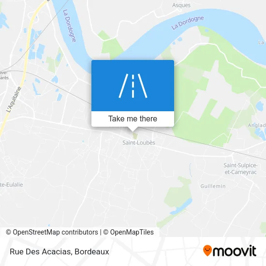 Rue Des Acacias map