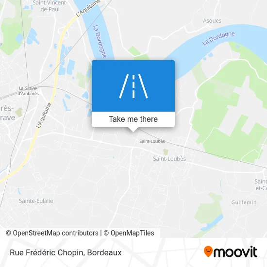 Rue Frédéric Chopin map