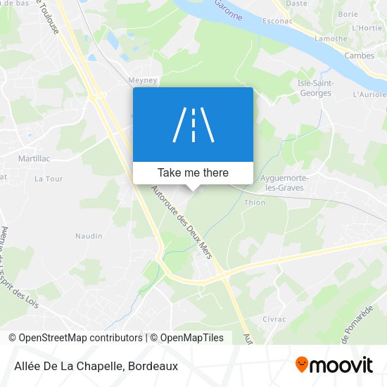 Allée De La Chapelle map