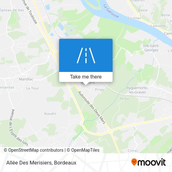 Allée Des Merisiers map