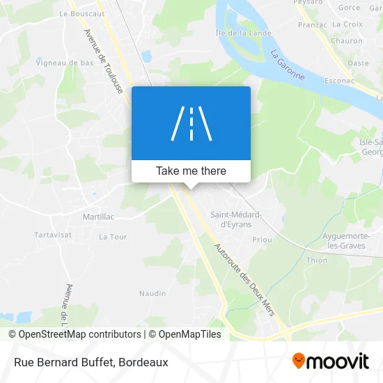 Rue Bernard Buffet map