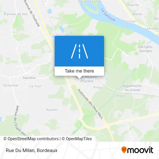 Rue Du Milan map