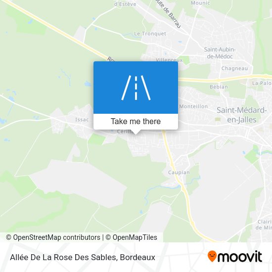 Allée De La Rose Des Sables map