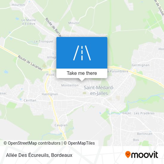 Allée Des Écureuils map