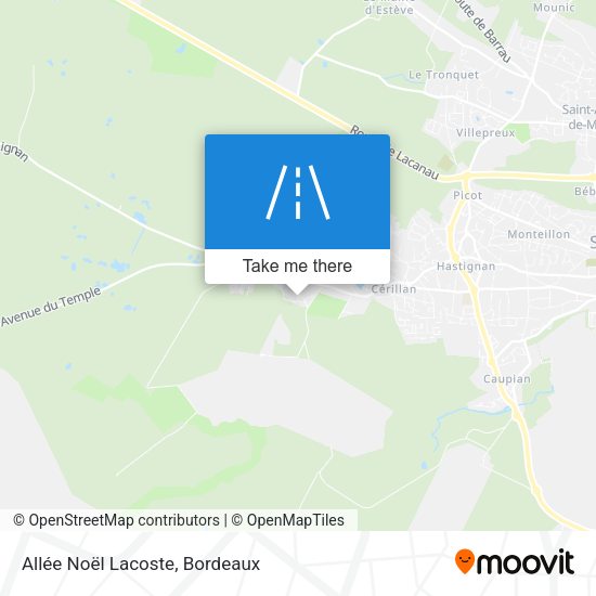 Allée Noël Lacoste map