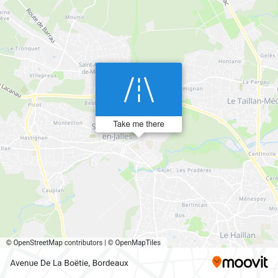 Avenue De La Boëtie map