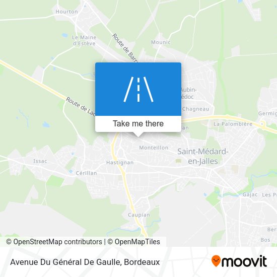 Avenue Du Général De Gaulle map