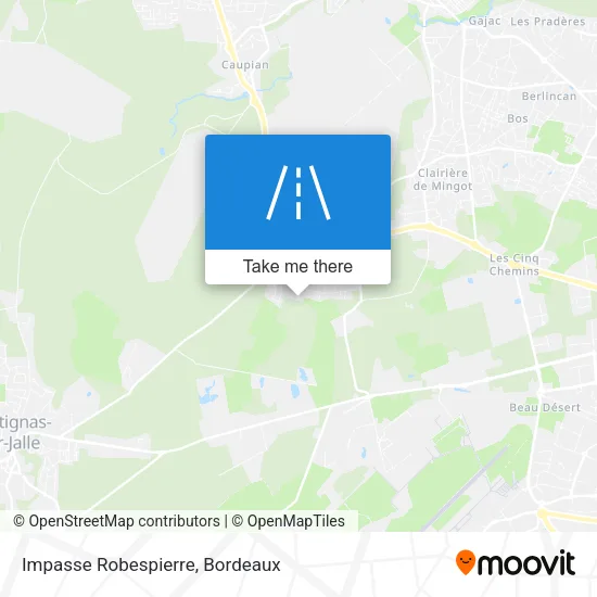 Impasse Robespierre map