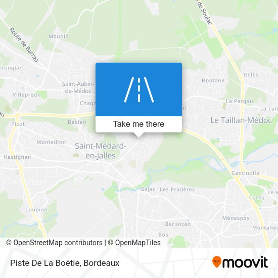 Piste De La Boëtie map