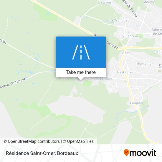 Résidence Saint-Omer map