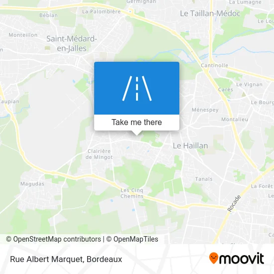 Rue Albert Marquet map