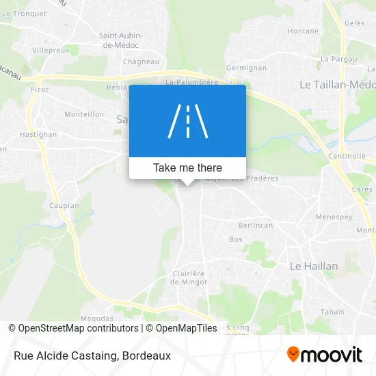 Rue Alcide Castaing map