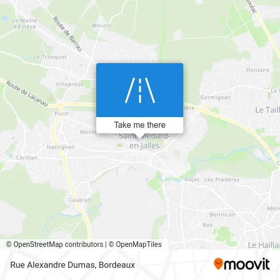 Rue Alexandre Dumas map