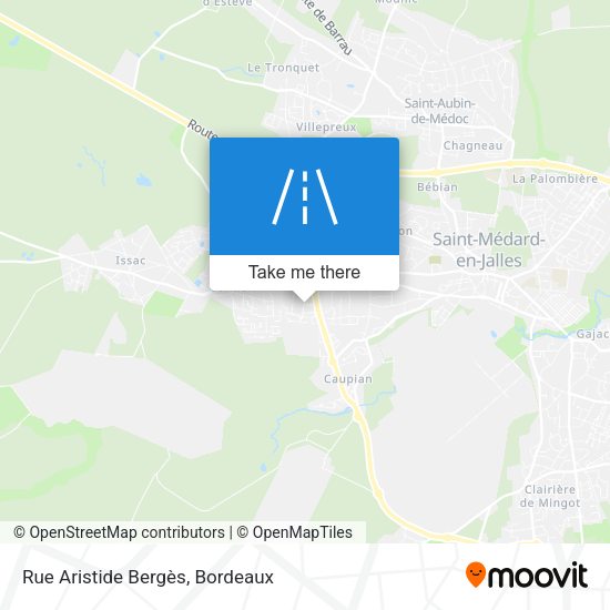 Rue Aristide Bergès map