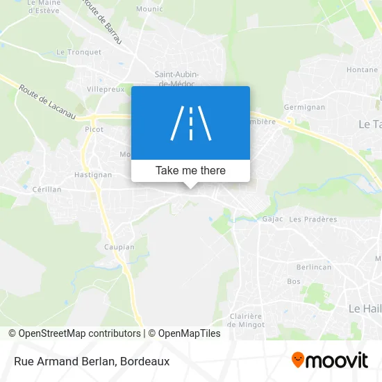 Rue Armand Berlan map