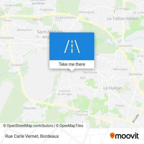 Rue Carle Vernet map