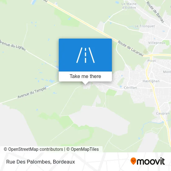 Rue Des Palombes map