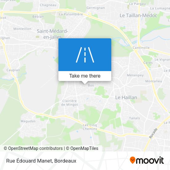 Rue Édouard Manet map