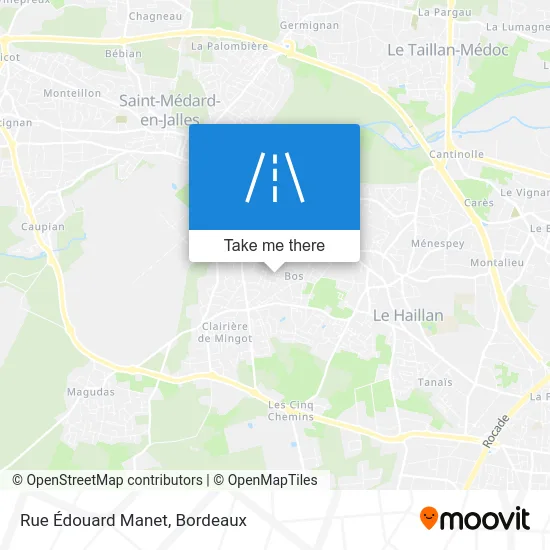 Rue Édouard Manet map