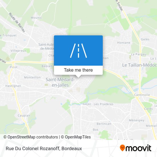 Rue Du Colonel Rozanoff map