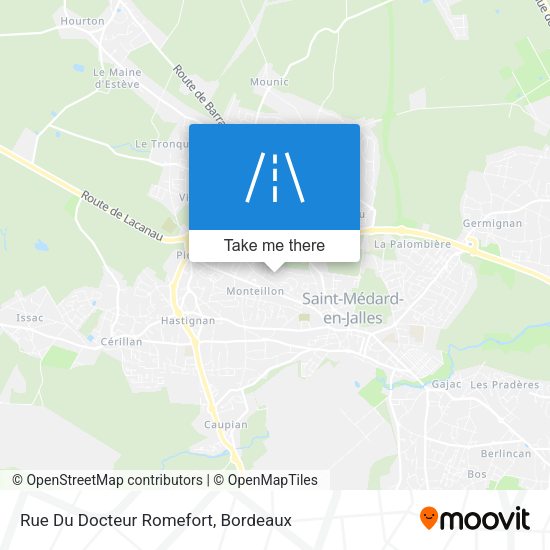 Rue Du Docteur Romefort map