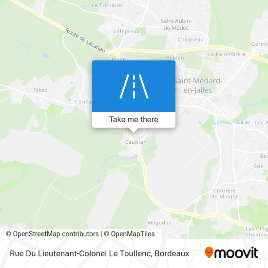 Rue Du Lieutenant-Colonel Le Toullenc map