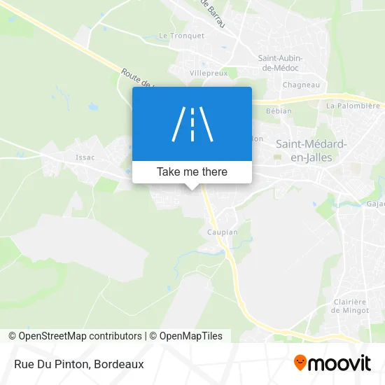 Rue Du Pinton map