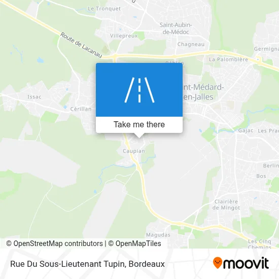 Rue Du Sous-Lieutenant Tupin map