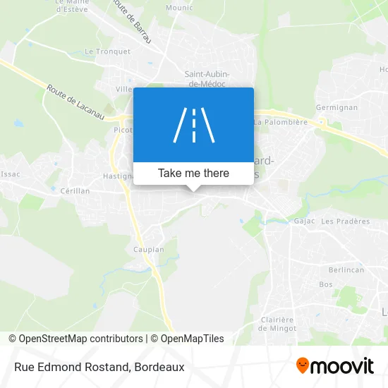 Rue Edmond Rostand map