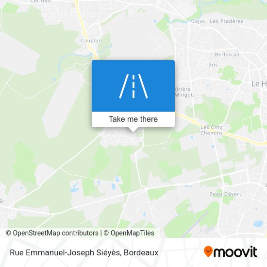 Rue Emmanuel-Joseph Siéyès map