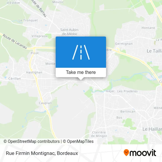 Rue Firmin Montignac map