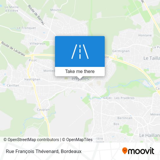 Rue François Thévenard map