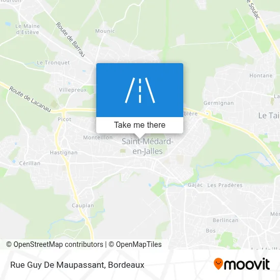 Rue Guy De Maupassant map