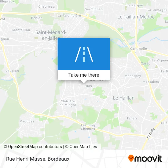 Rue Henri Masse map