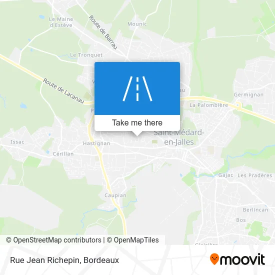 Rue Jean Richepin map