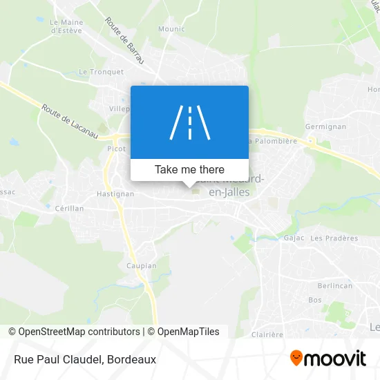 Rue Paul Claudel map