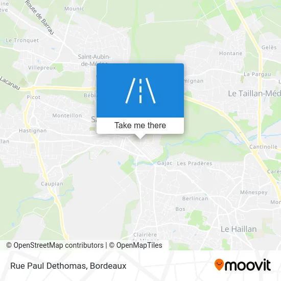 Rue Paul Dethomas map