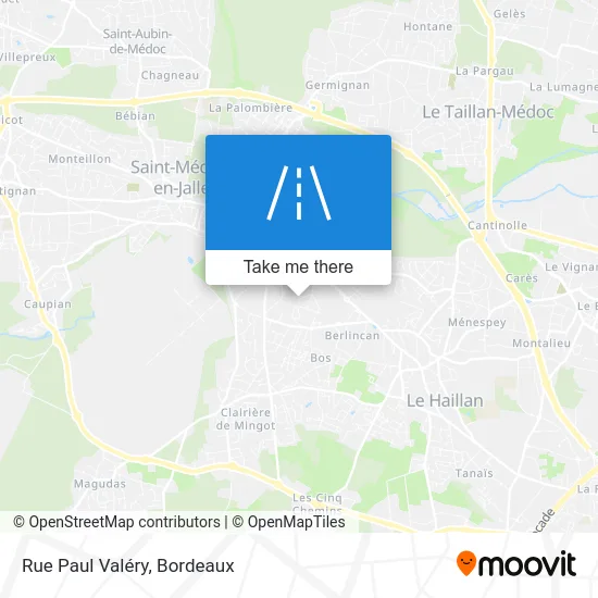 Rue Paul Valéry map